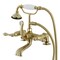 Kingston Brass AE203T7 7-Inch Tub Faucet with Hand Shower, Brushed Brass AE203T7 - alternate 1